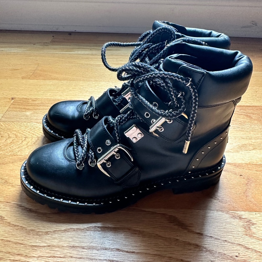 Brand new jimmy choo combat boot.